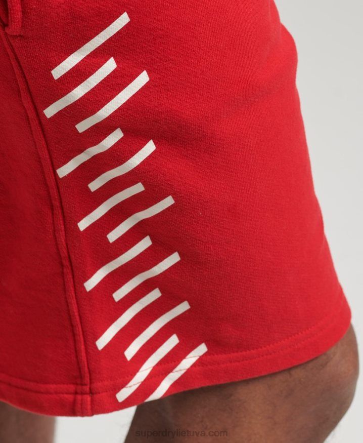 Superdry Code Core Sport Shorts Red Men