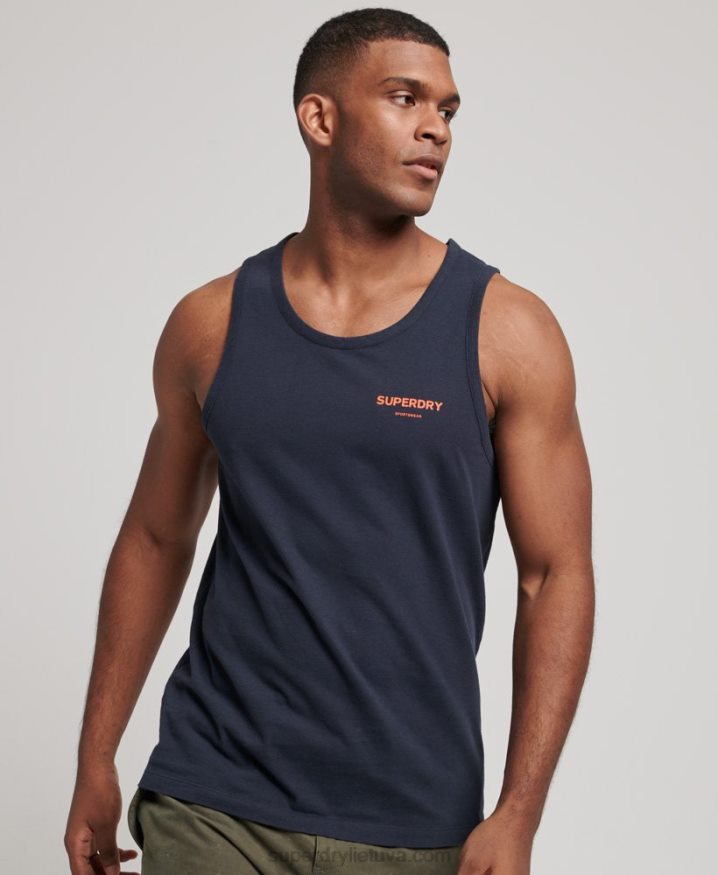 Superdry Code Core Sport Vest Navy Men