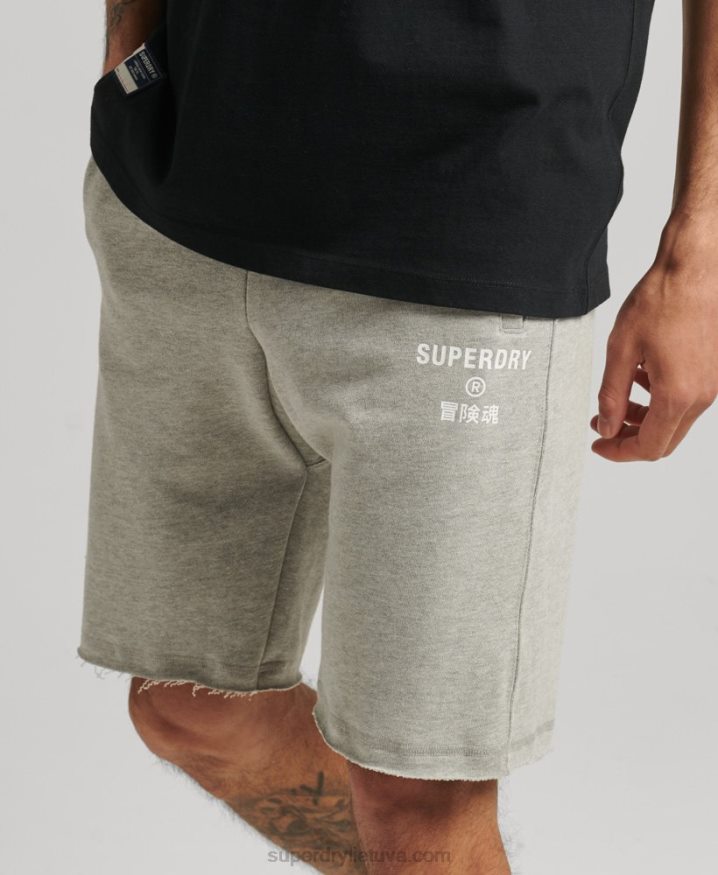 Superdry Code Core Sports Shorts Grey Men