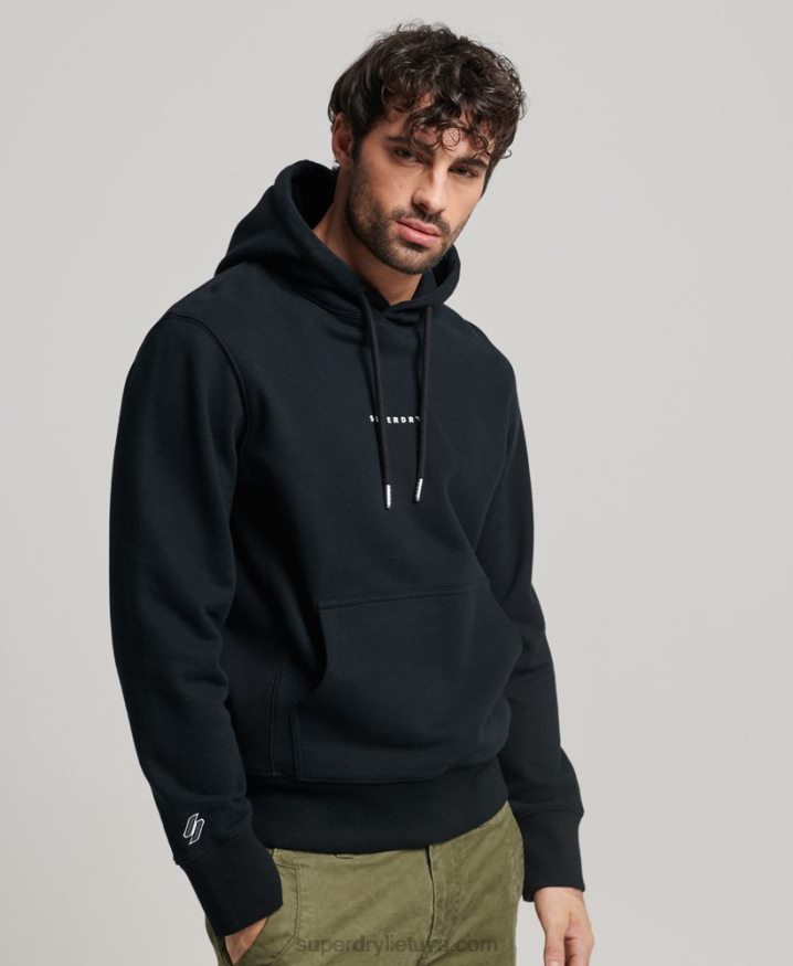 Superdry Code Surplus Logo Hoodie Black Men