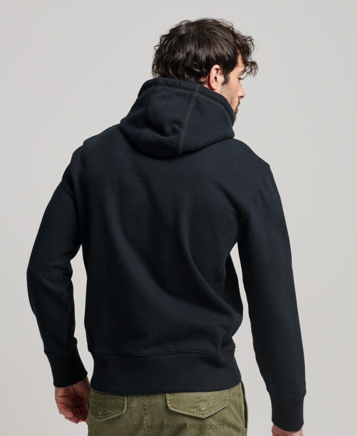 Superdry Code Surplus Logo Hoodie Black Men