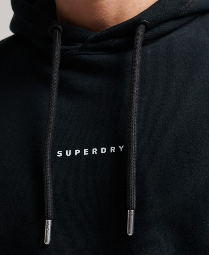 Superdry Code Surplus Logo Hoodie Black Men