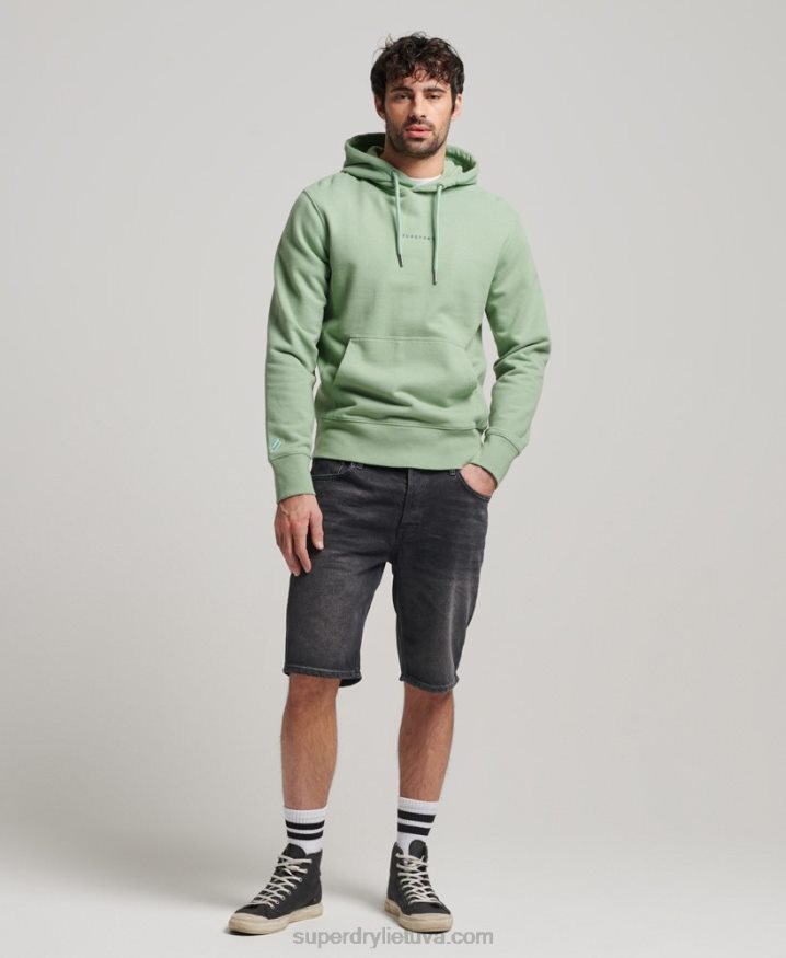 Superdry Code Surplus Logo Hoodie Green Men