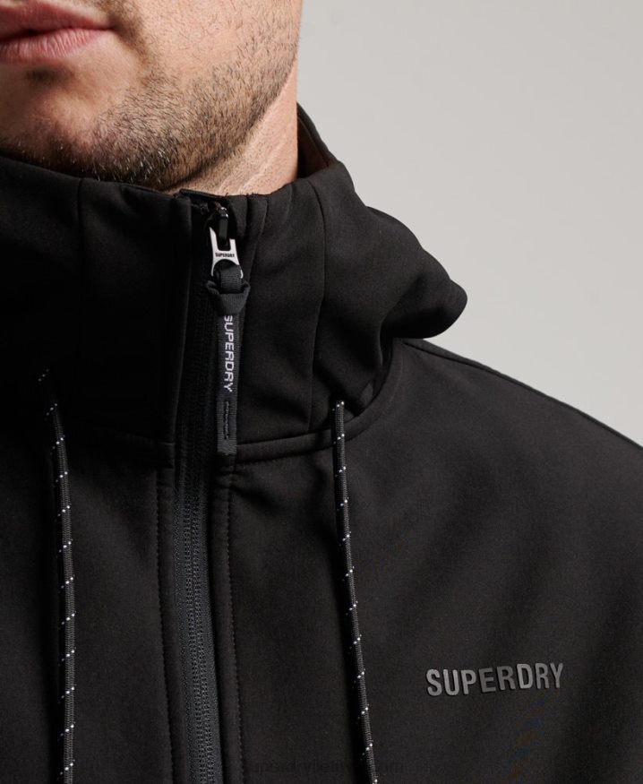 Superdry Code Tech Rib Trekker Jacket Black Men