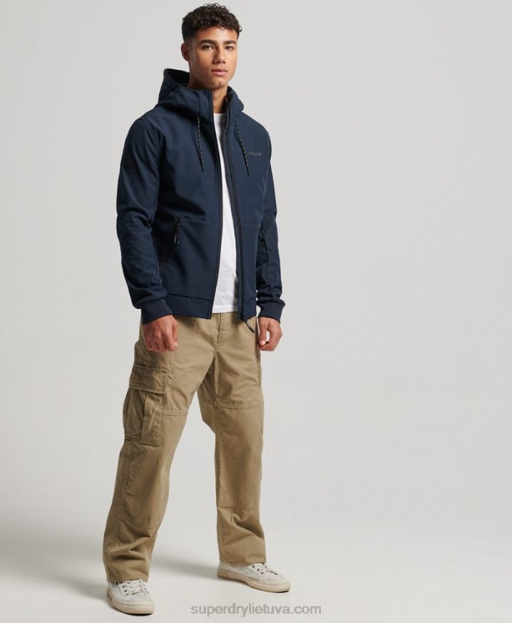 Superdry Code Tech Rib Trekker Jacket Navy Men