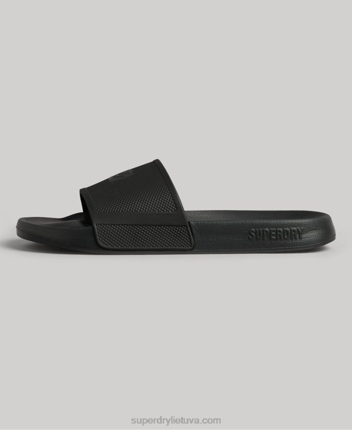 Superdry Code Tech Sliders Black Men