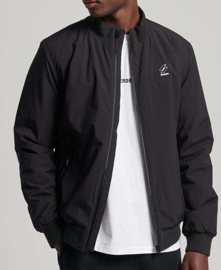 Superdry Code Training Harrington Jacket Black Men