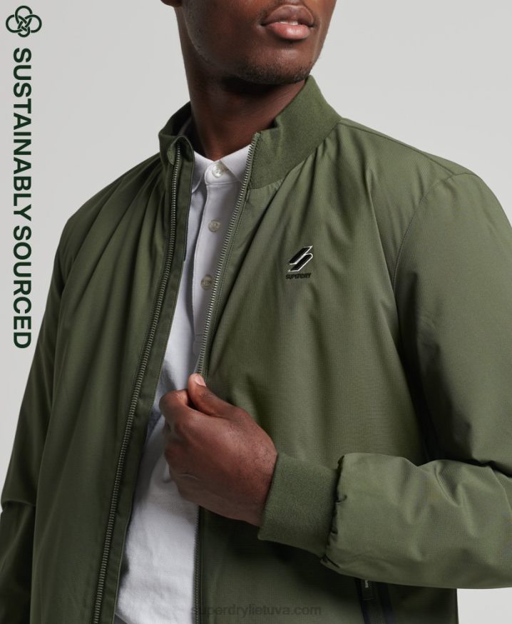 Superdry Code Training Harrington Jacket Khaki Men