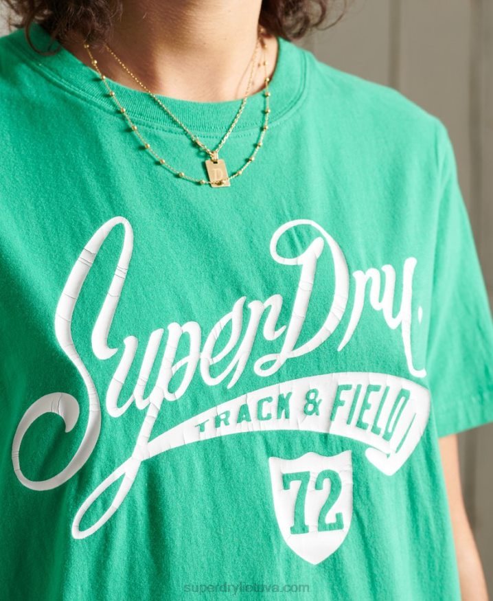 Superdry Collegiate Cali State T-Shirt Turquoise Women