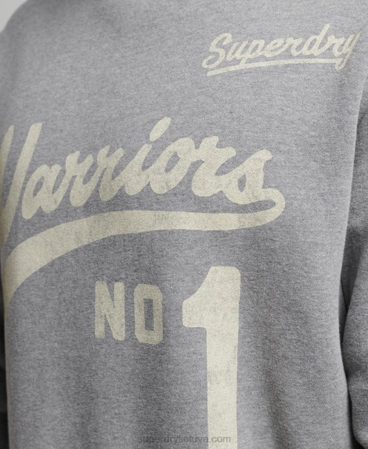 Superdry Collegiate Crew Sweatshirt Dark Grey Men