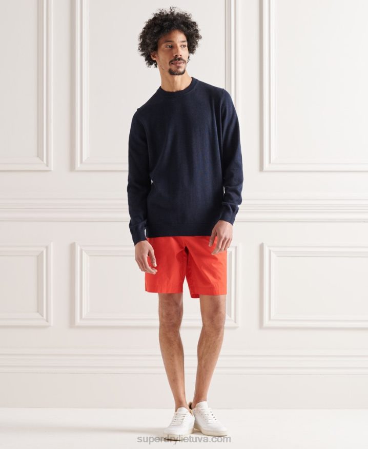 Superdry Coolmax Crew Knit Jumper Navy Men