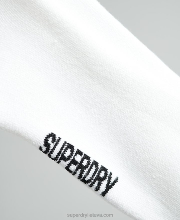 Superdry Coolmax Crew Socks White Men