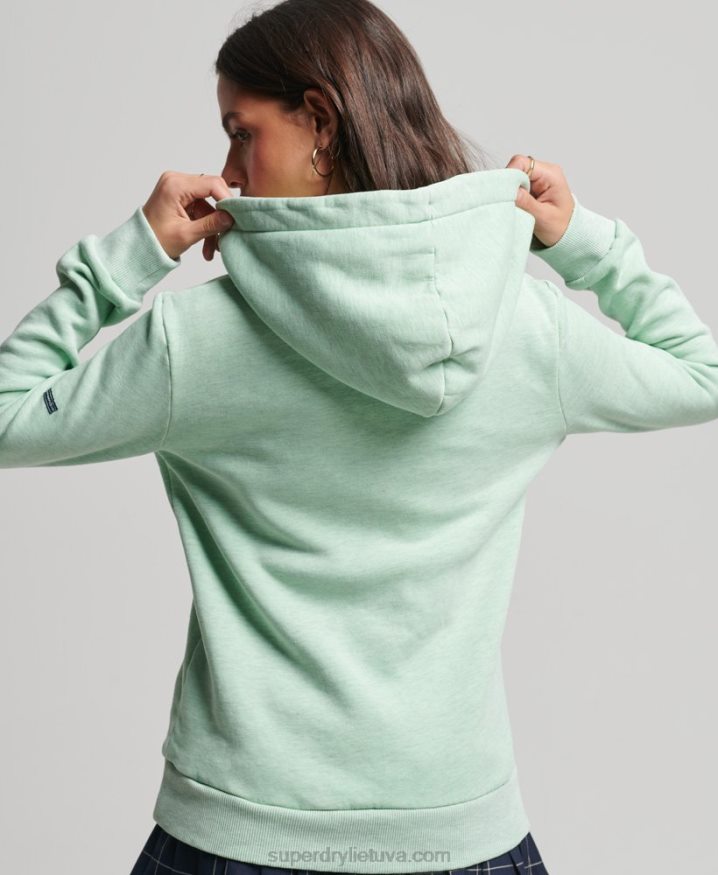 Superdry Cooper Classic Hoodie Green Women