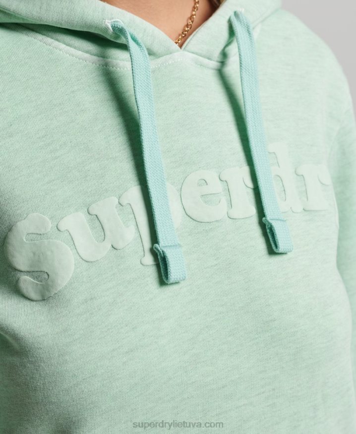 Superdry Cooper Classic Hoodie Green Women