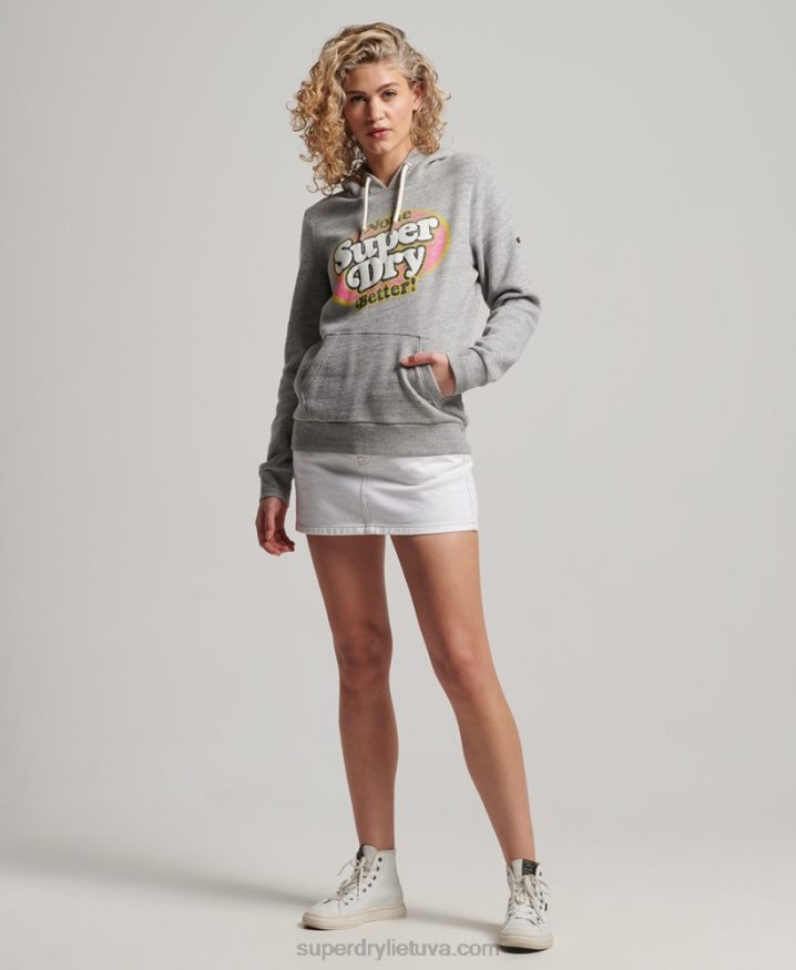 Superdry Cooper Classic Hoodie Grey Women