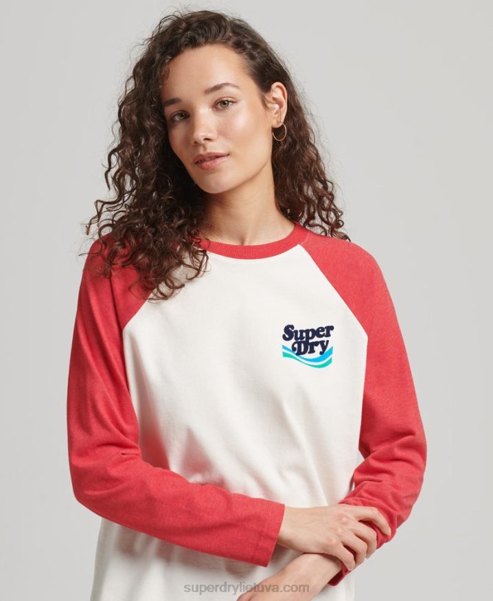 Superdry Cooper Nostalgia Top Red Women