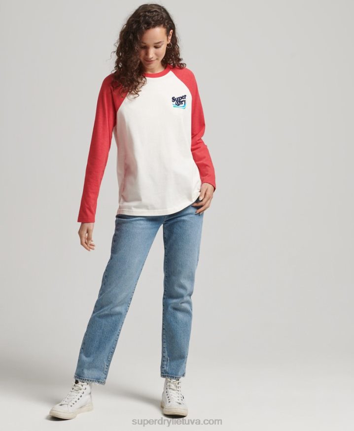 Superdry Cooper Nostalgia Top Red Women