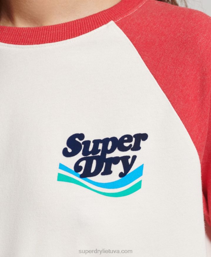 Superdry Cooper Nostalgia Top Red Women