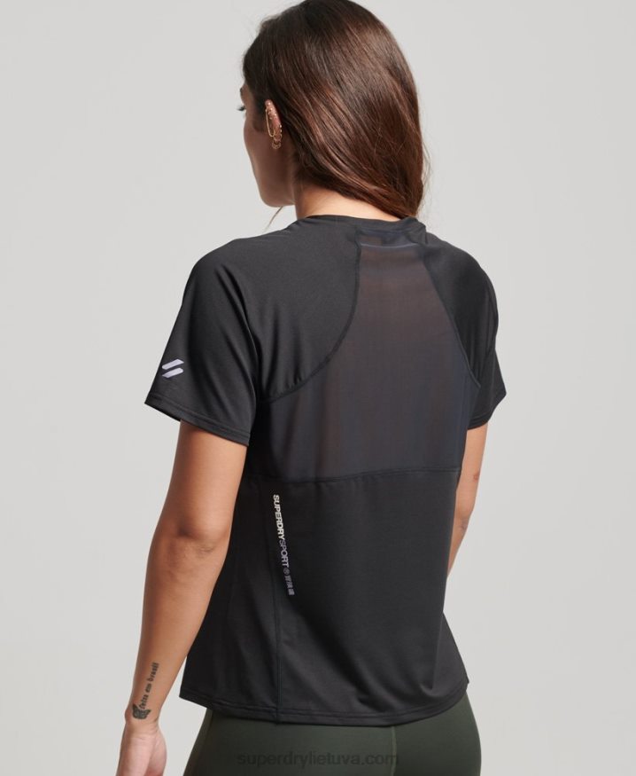 Superdry Core Active T-Shirt Black Women