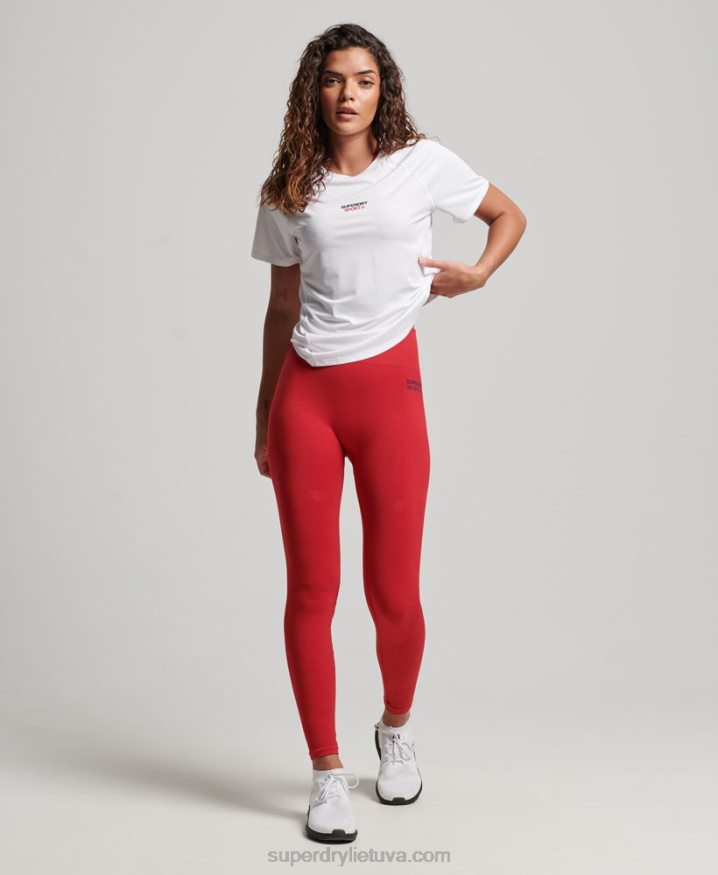 Superdry Core Active T-Shirt White Women