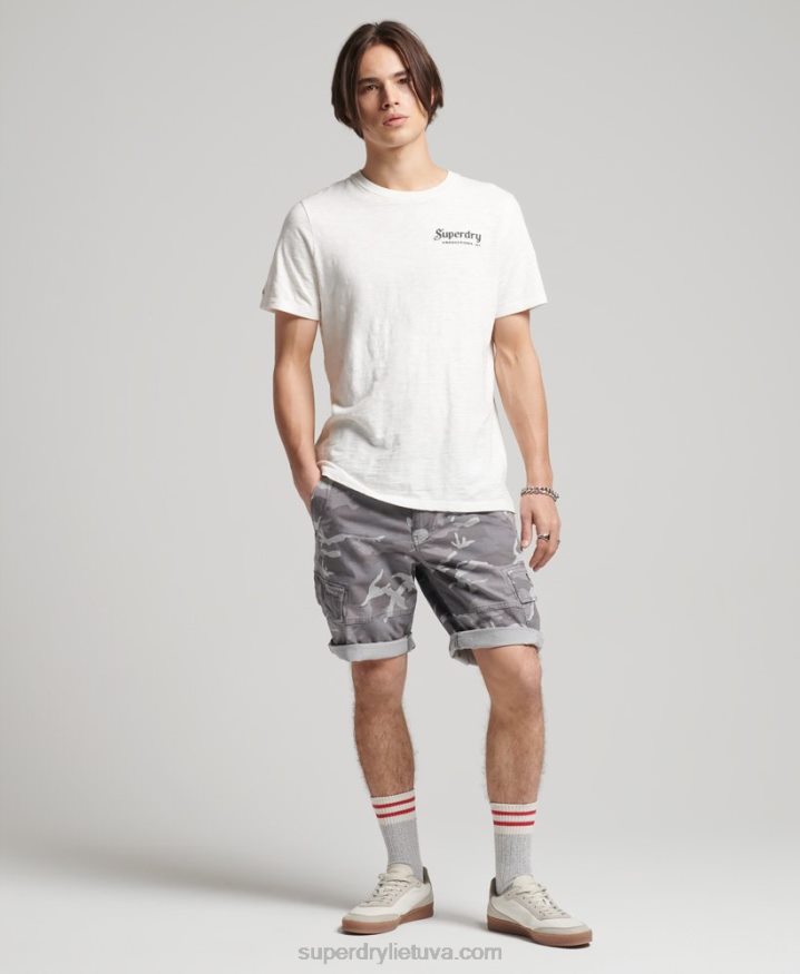 Superdry Core Cargo Shorts Light Grey Men