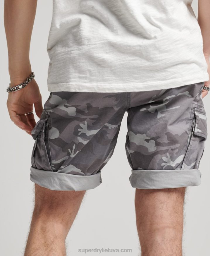 Superdry Core Cargo Shorts Light Grey Men