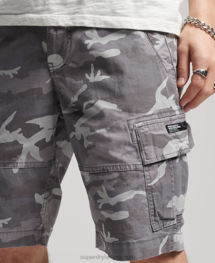 Superdry Core Cargo Shorts Light Grey Men