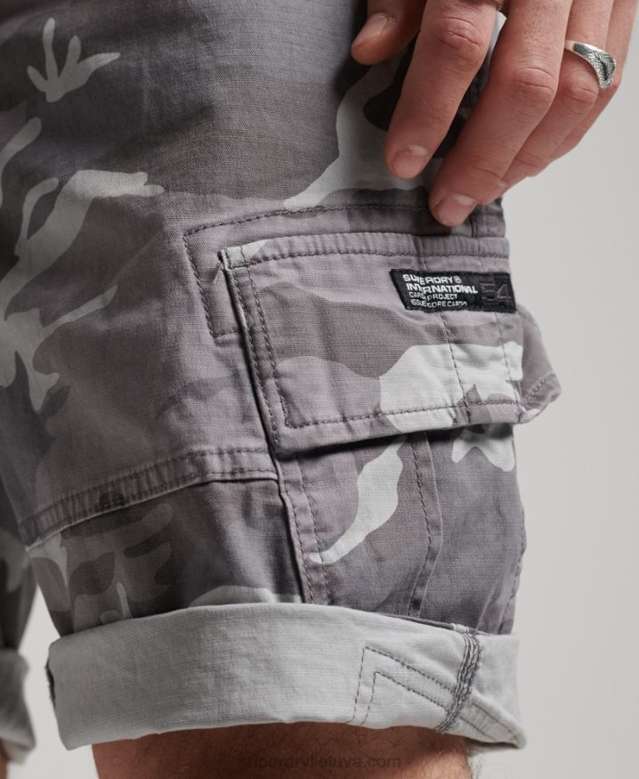 Superdry Core Cargo Shorts Light Grey Men