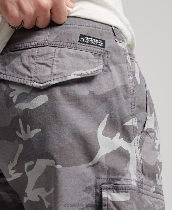 Superdry Core Cargo Shorts Light Grey Men