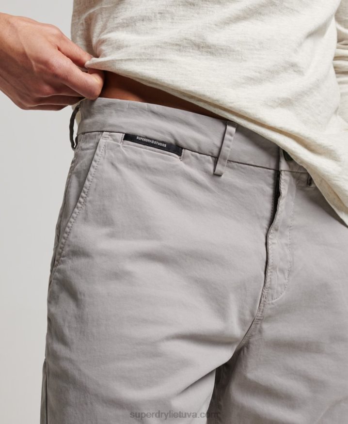 Superdry Core Chino Shorts Light Grey Men