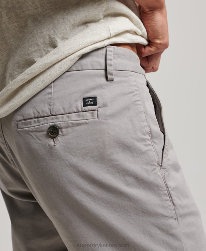 Superdry Core Chino Shorts Light Grey Men