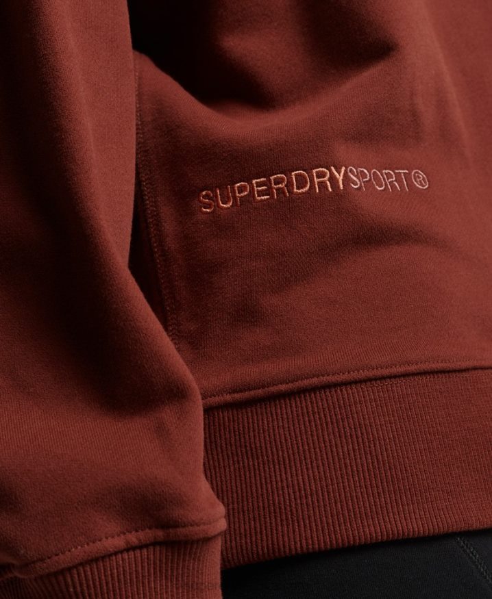 Superdry Core Crew Sweatshirt Brown Women