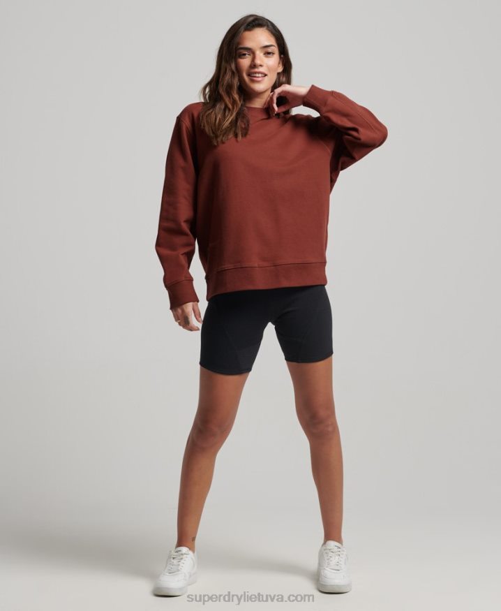 Superdry Core Crew Sweatshirt Brown Women