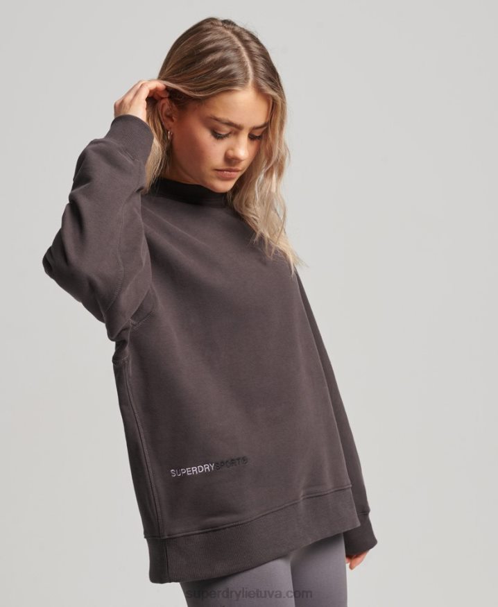 Superdry Core Crew Sweatshirt Grey Women