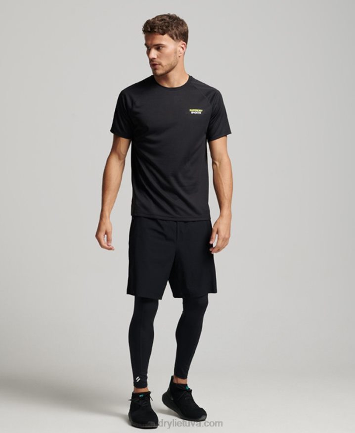 Superdry Core Full Length Tight Leggings Black Men