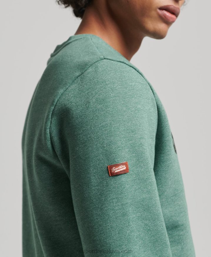 Superdry Core Logo Classic Crew Sweatshirt Khaki Men