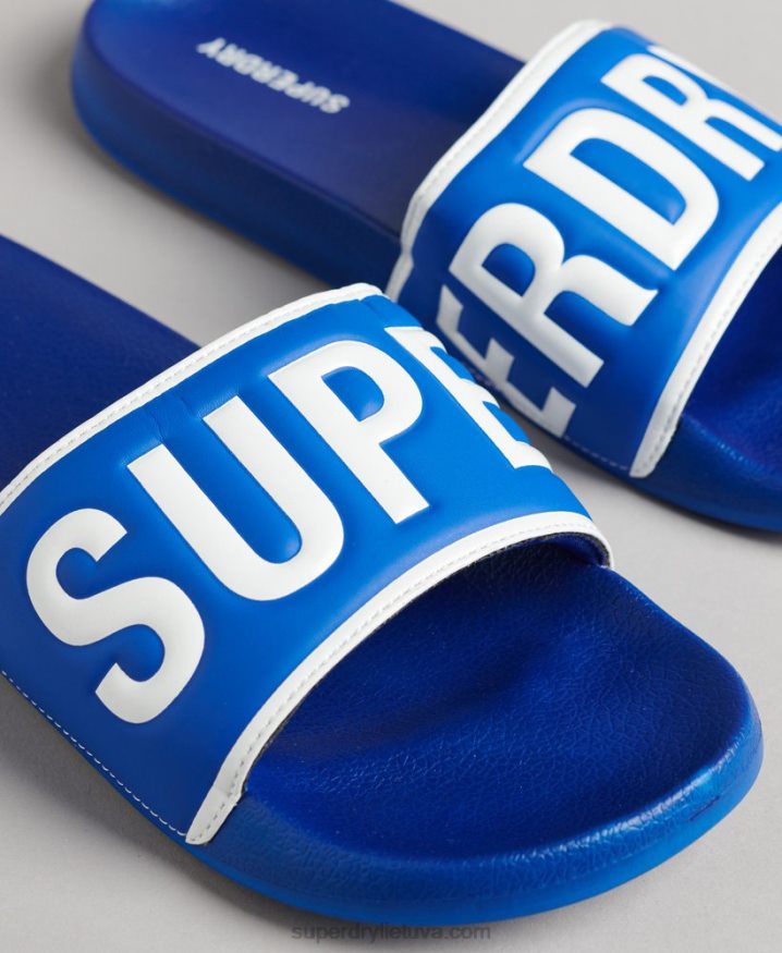 Superdry Core Pool Sliders Blue Men