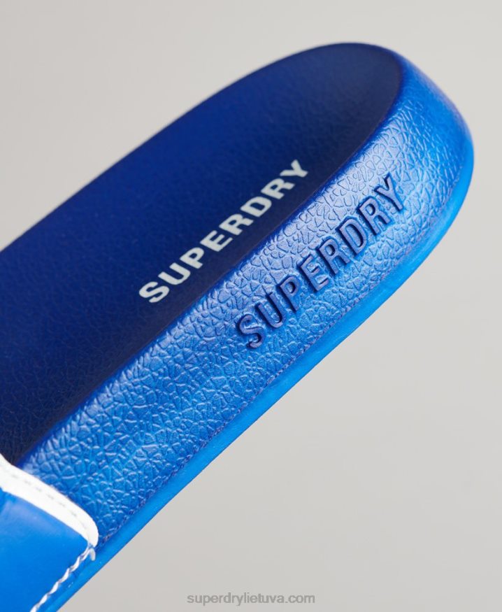 Superdry Core Pool Sliders Blue Men