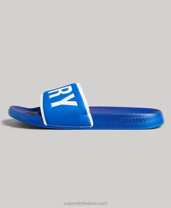 Superdry Core Pool Sliders Blue Men