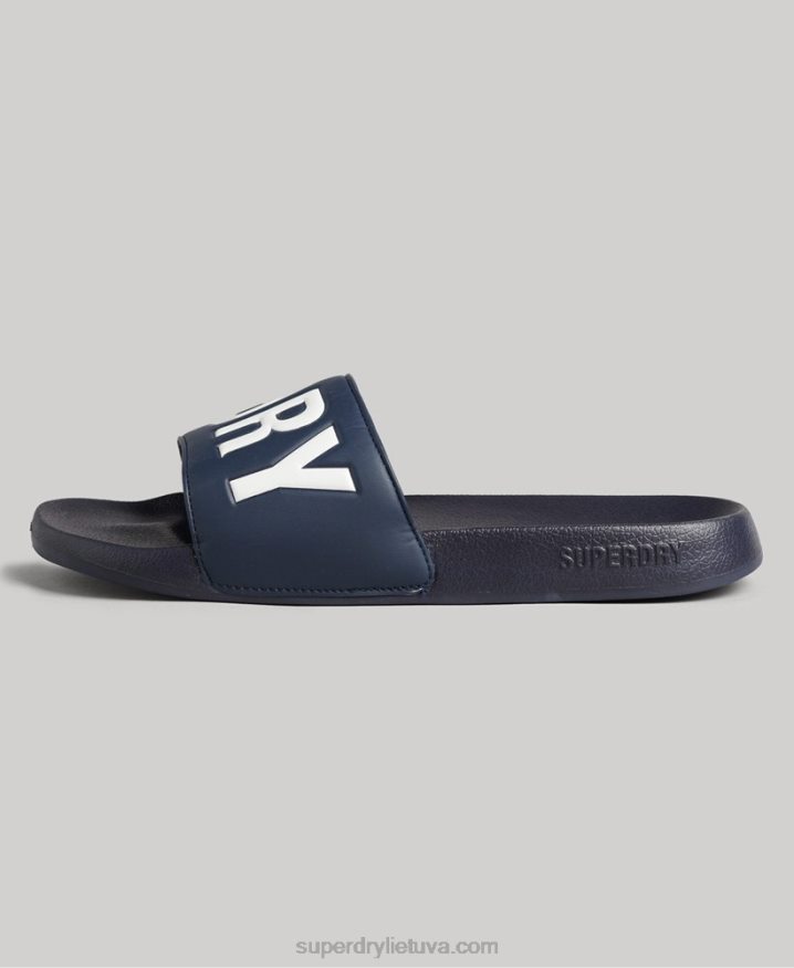 Superdry Core Pool Sliders Navy Men