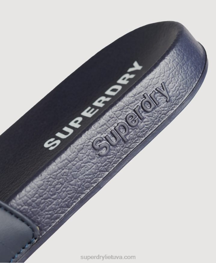 Superdry Core Pool Sliders Navy Men