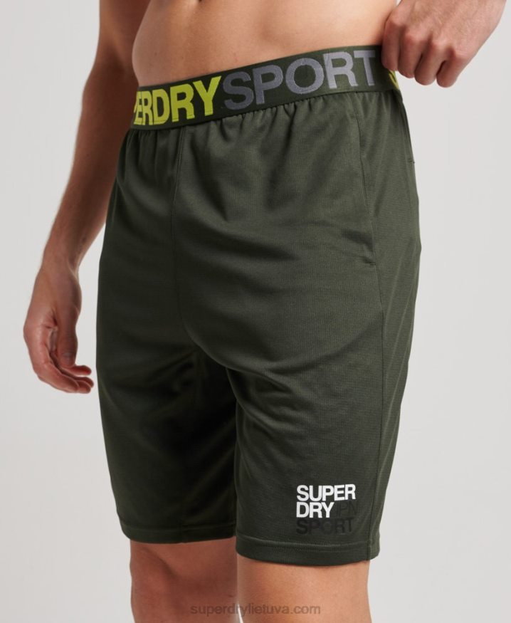 Superdry Core Relaxed Shorts Green Men