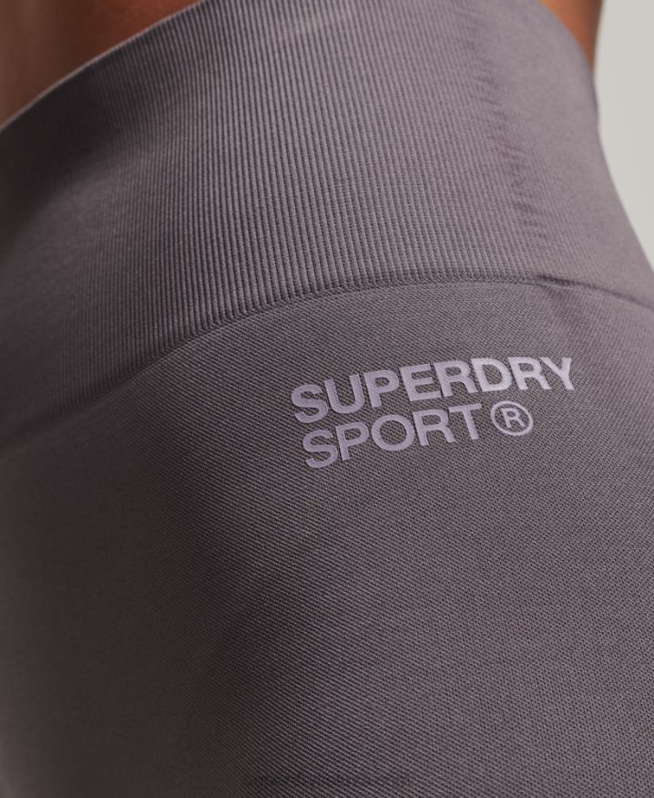 Superdry Core Seamless Tight Shorts Grey Women