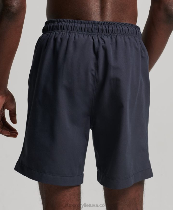 Superdry Core Sport 17 Inch Recycled Swim Shorts Navy Men