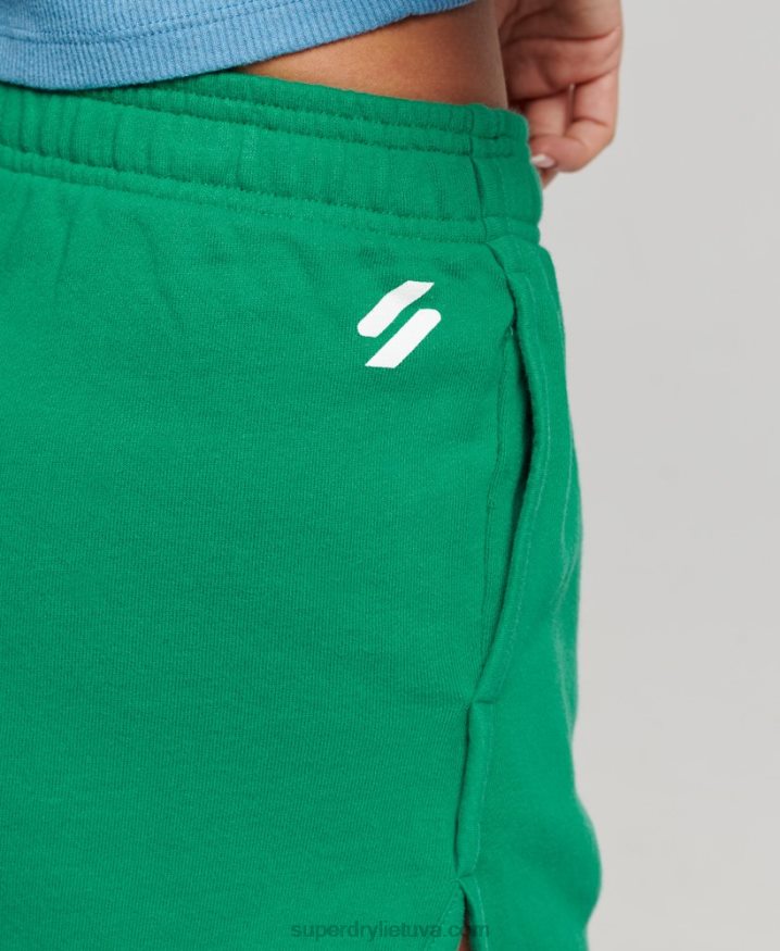 Superdry Core Sport Sweat Shorts Green Women