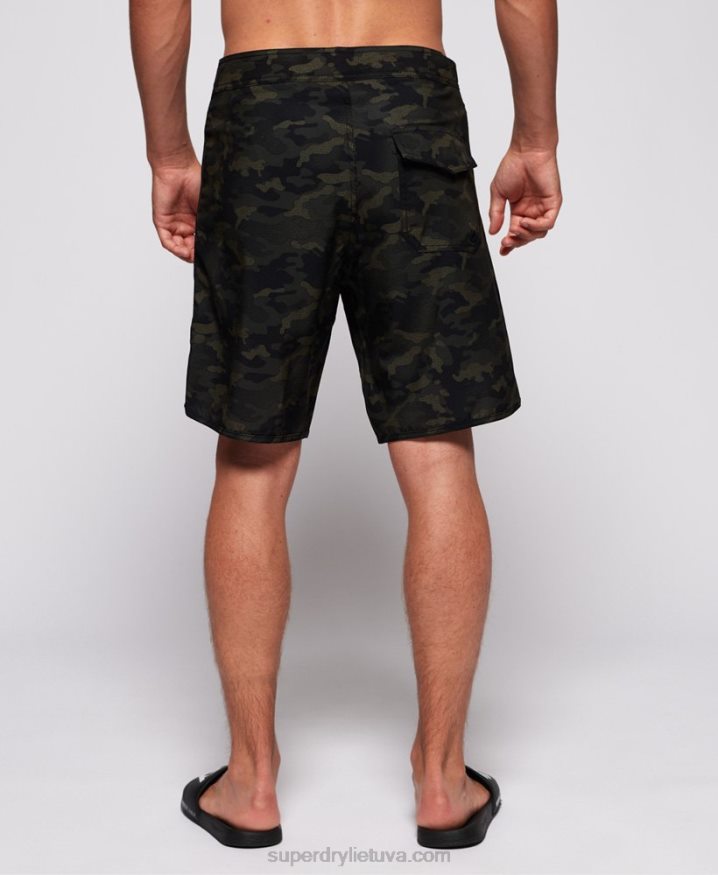 Superdry Deep-Water Board Shorts Green Men