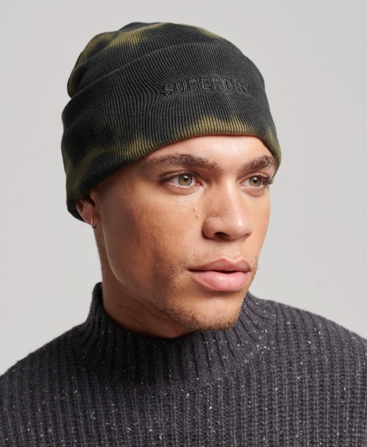 Superdry Dyed Beanie Black Men