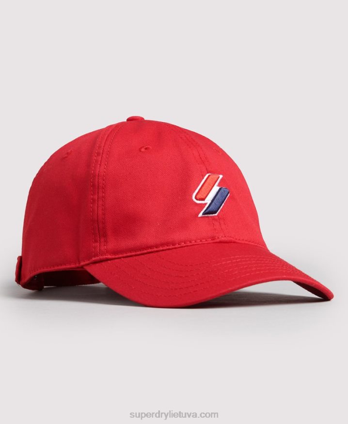 Superdry Essential Baseball Cap Red Women