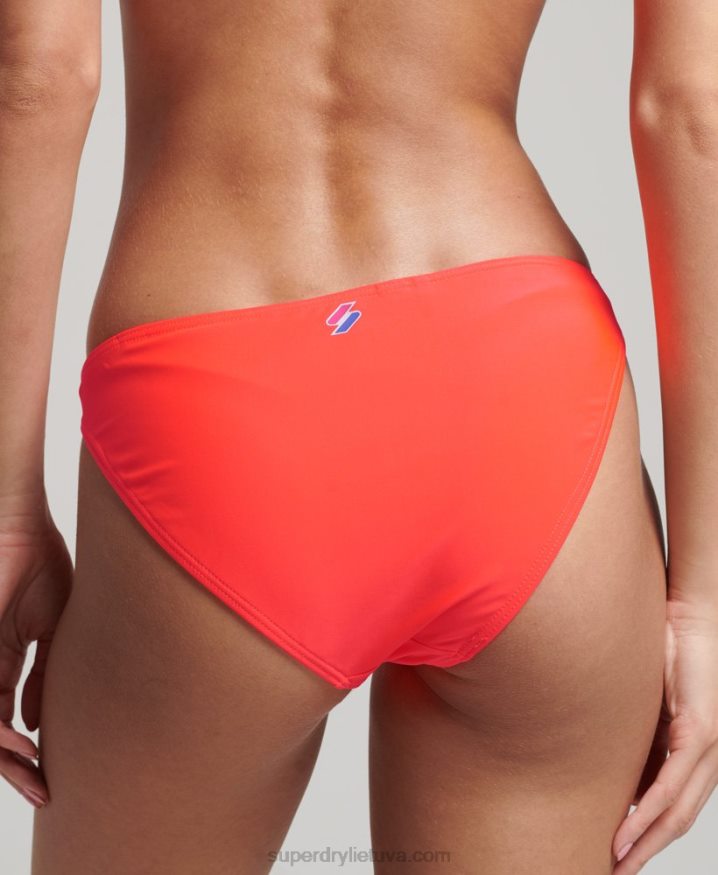 Superdry Essential Bikini Briefs Coral Women