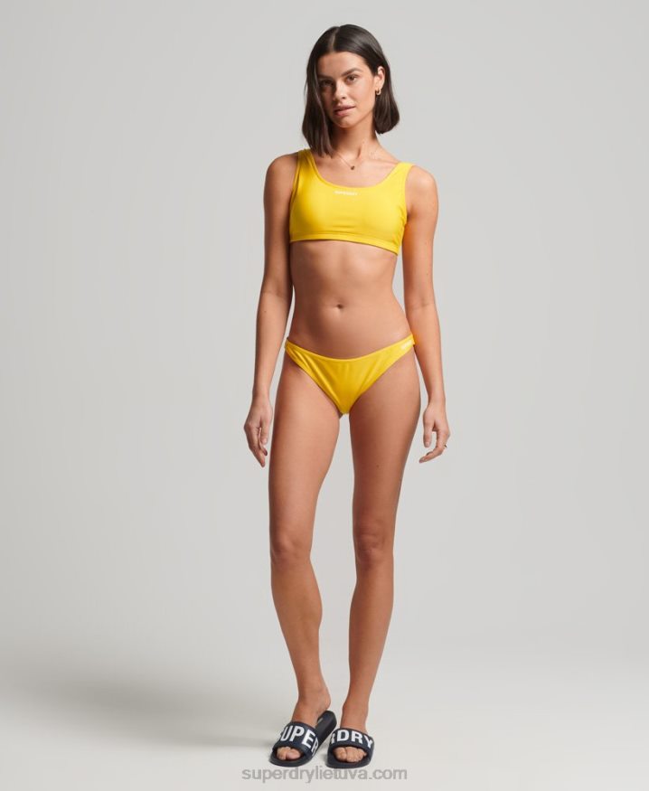 Superdry Essential Bikini Briefs Yellow Women